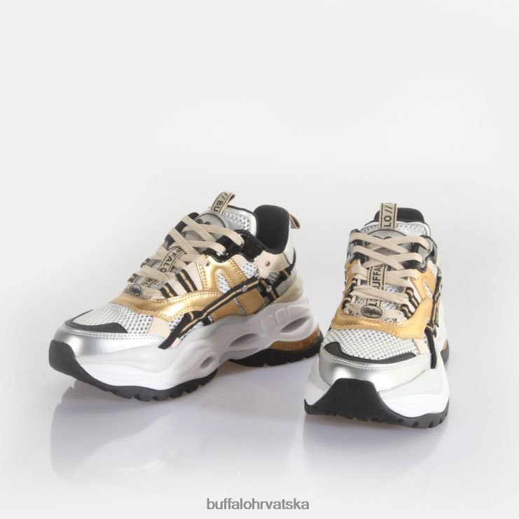 zlatno/srebrno/crno Buffalo triplet hollow trainer low vegan |tenisice TDD6T129